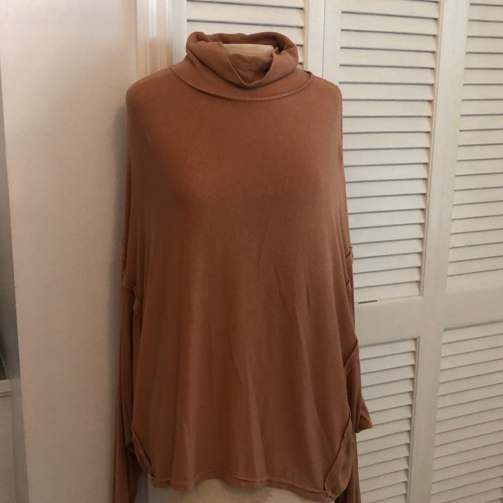 Camel turtleneck